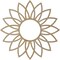 Ekena Millwork Daisy Wood Fretwork Pierced Ceiling Medallion, Hickory, 24"OD x 8 3/8"ID x 3/8"T CMWP24X24X0375DAHI - alternate 4